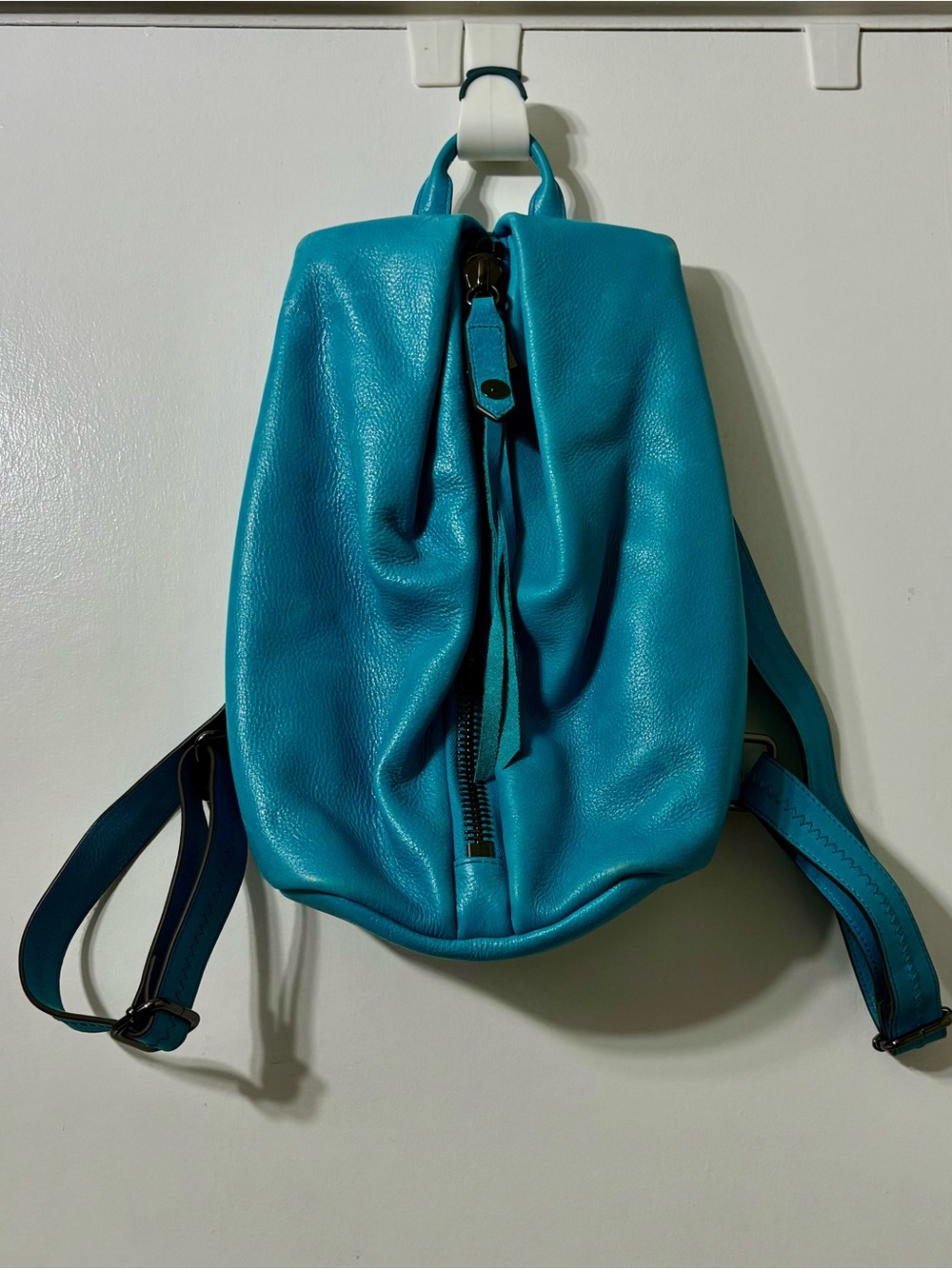 Aimee Kestenberg Tamitha Turquoise Leather Backpack